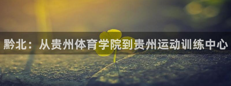JJB竞技宝官方正版app集团logo:黔北:从贵州体育学院