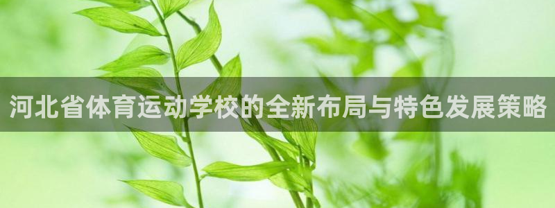 JJB竞技宝官方平台体育:河北省体育运动学校的全新布局与特色